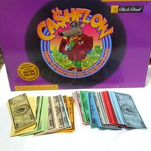 PARTS! Cashflow Boardgame How to Get Out Of The Rat Race Y2K Replacement MONEY